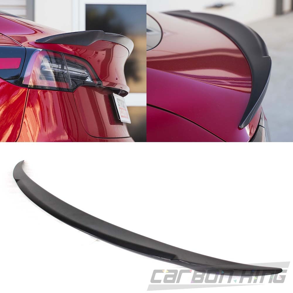 塗装込み 2017-2023 テスラ モデル3 リアトランクスポイラー ウィング D TYPE ABSの材質 各純正色対応 Tesla Model3拍卖