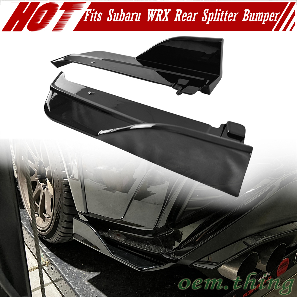 塗装込み 2022-2025 スバル VB系 WRX S4 STI リアサイドスポイラー 左右セット サイドスプリッタースポイラー ABSの材質 各純正色対応拍卖