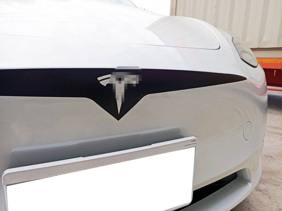*在庫有即発送* 2020+ テスラ モデルY フロント グリル バンパー マットブラック ステッカー拍卖