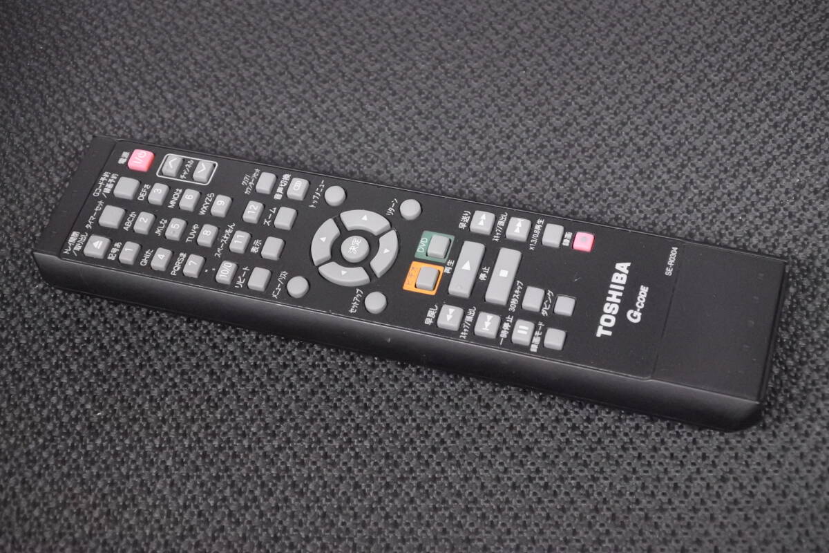 ★TOSHIBA/東芝 VHS/DVD リモコン SE-R0304 VTR一体型DVDレコーダーリモコン 美品★拍卖
