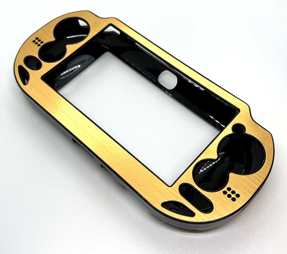 PS Vita1000(PCH-1000)専用アルミプレートケース(ゴールド)拍卖