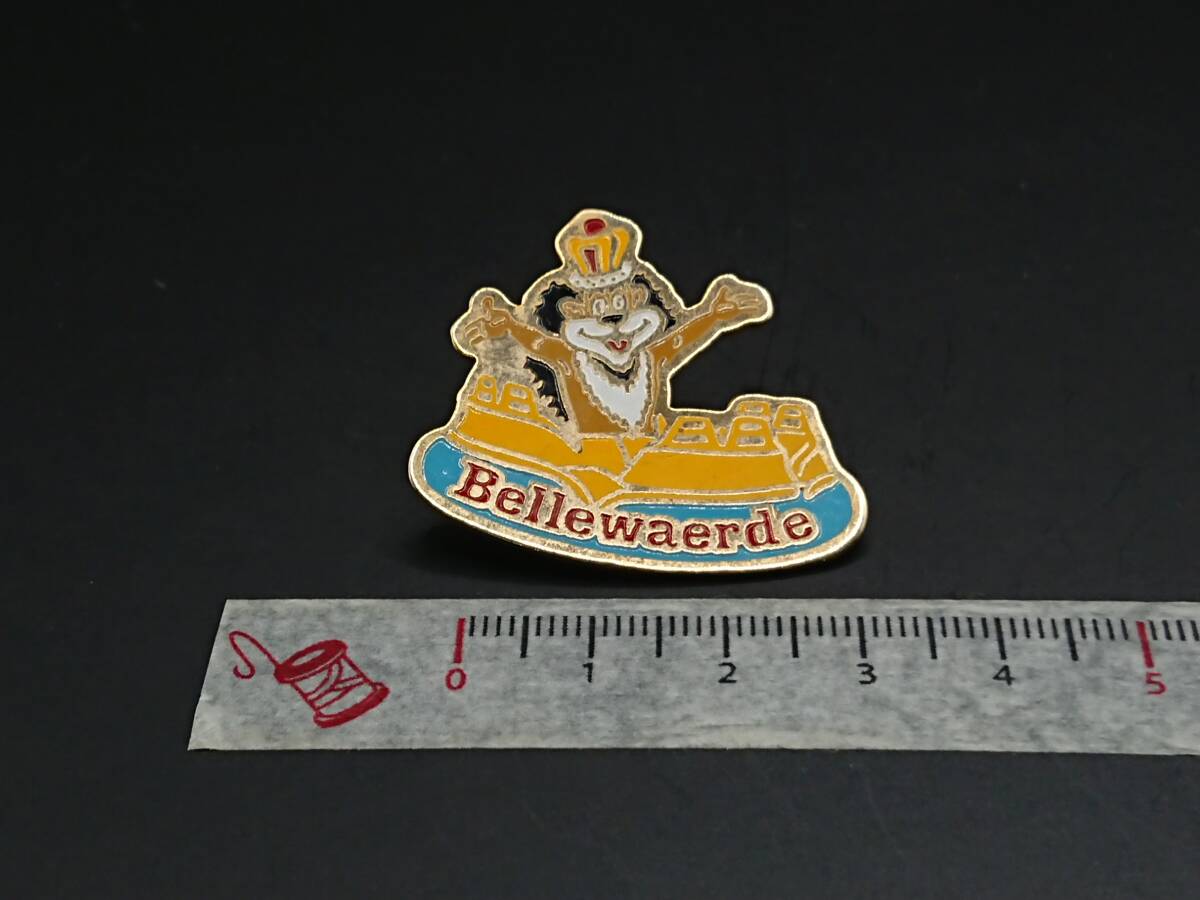 ★ピンズ「Bellewaerde Park」 フランス アンティーク ピンバッジ 留具付 旧いピンズのため3N遵守 USED 希少現品のみ拍卖
