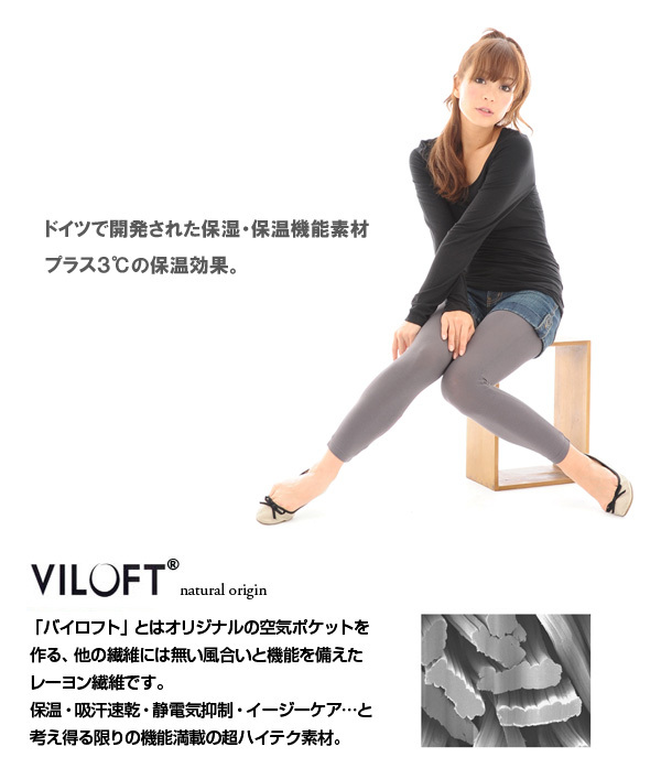 即決★素材【バイロフト】レギンス チャコール/Mサイズ拍卖
