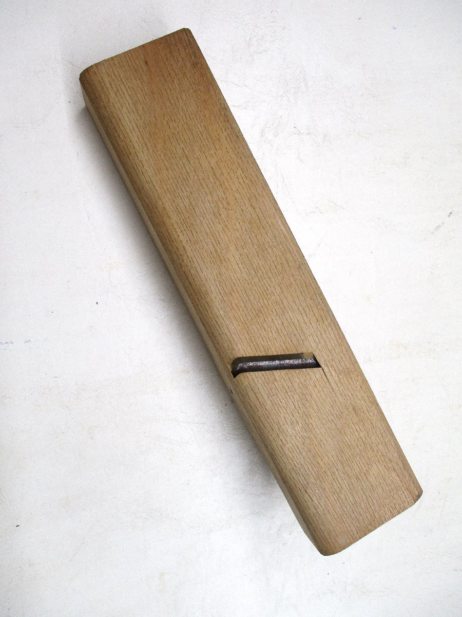 ★98340 際鉋右勝手外丸 鉋 かんな 36mm Y 清丸 黒 木目 大工道具 幅5.5×奥行23.6×高さ3.3㎝未使用★拍卖