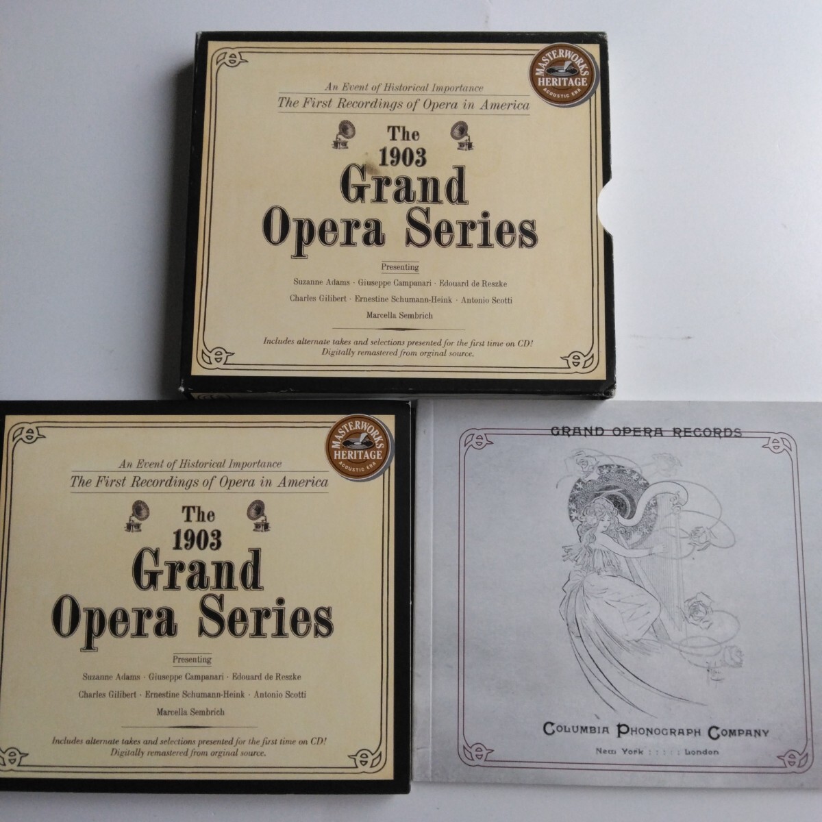 2CD/紙パッケージ仕様▲The 1903 Grand Opera Series~アメリカ初のオペラ録音集1902-1907▲拍卖