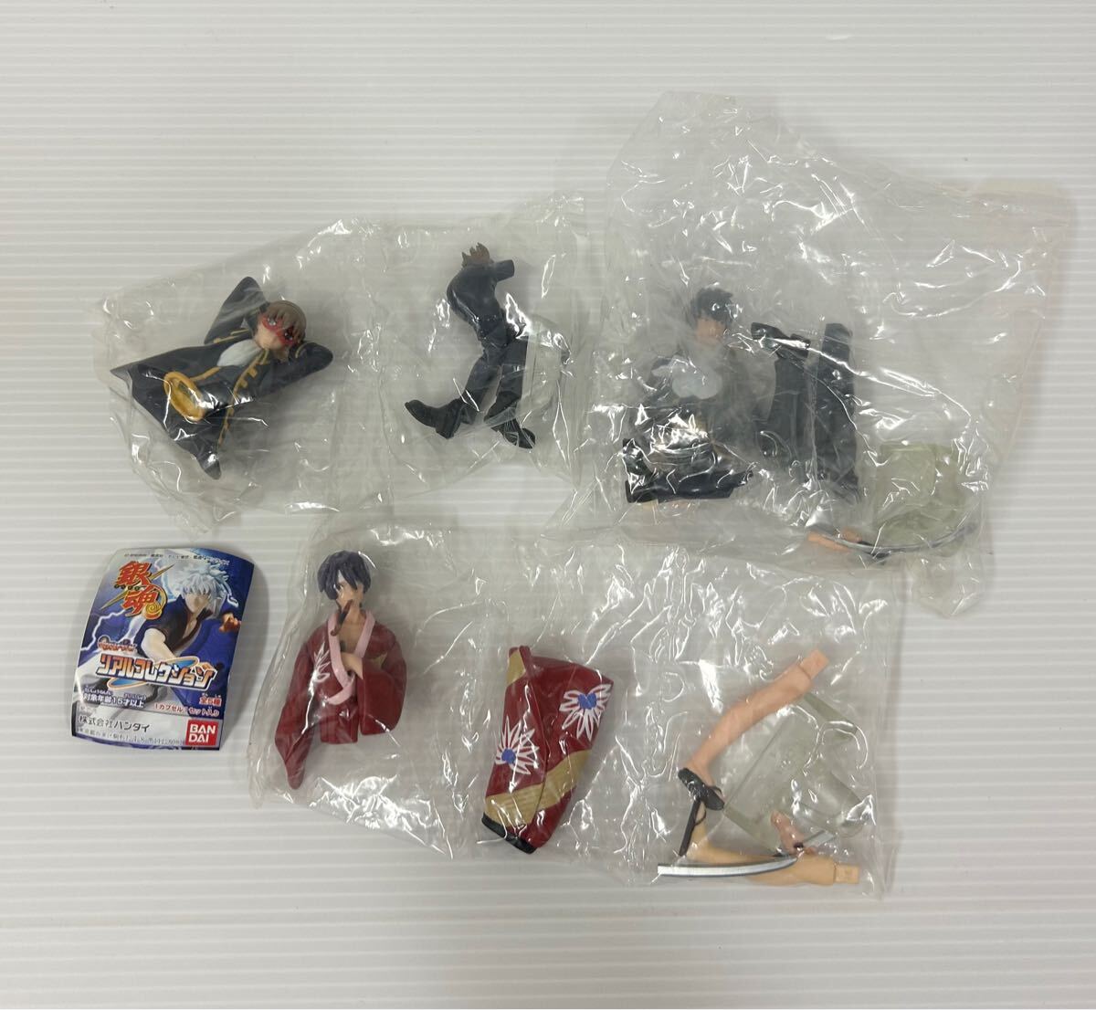 銀魂 リアルコレクション フィギュア セット 高杉晋助 沖田総悟 土方十四郎 ガシャポン ガチャ拍卖
