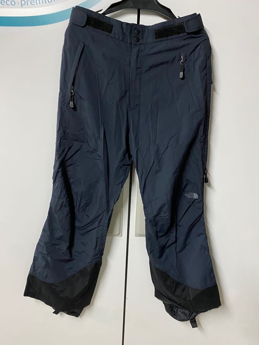【美品】 THE NORTH FACE ノースフェイス スノーボードウェア パンツ Men’s メンズ Sサイズ ネイビー 高機能拍卖
