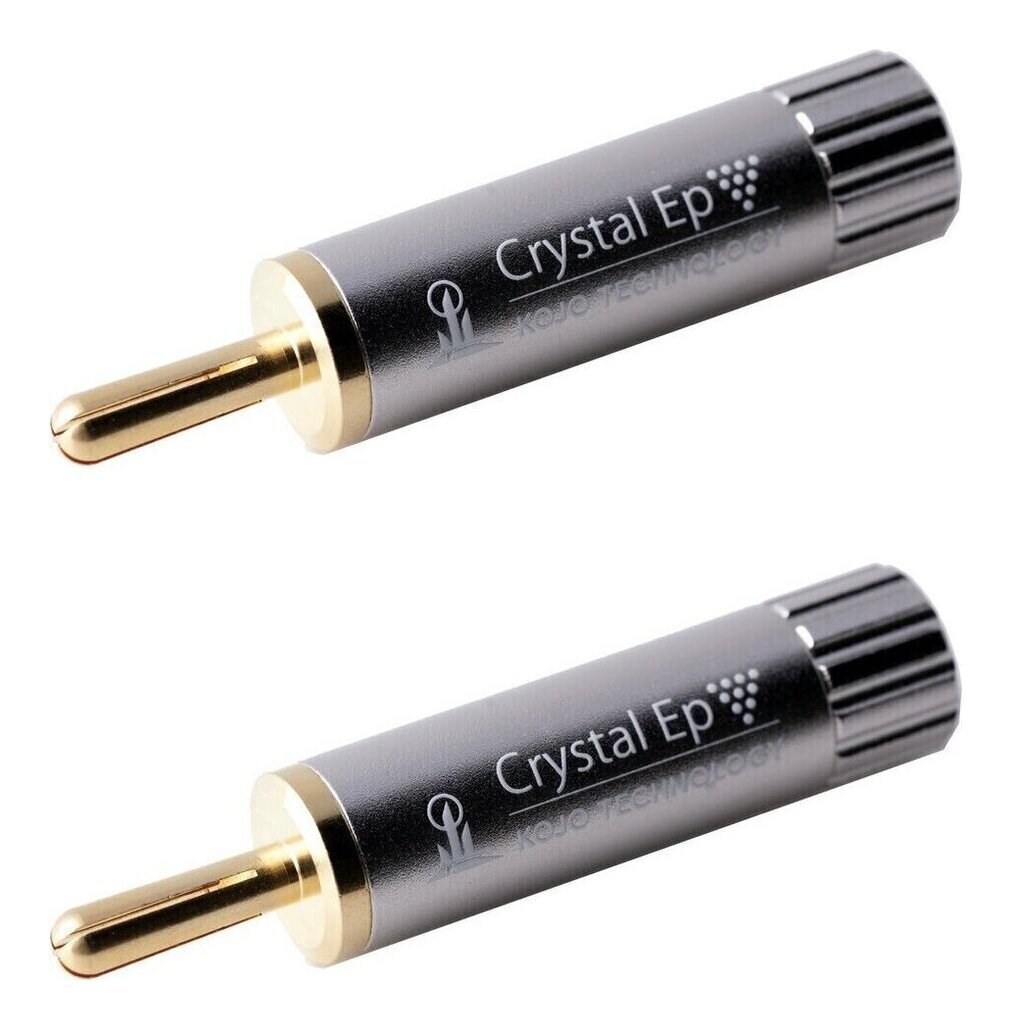 即決◆新品◆送料無料KOJO TECHNOLOGY Crystal EpB×2 (2個セット) バナナプラグ プラグ型 仮想アース拍卖