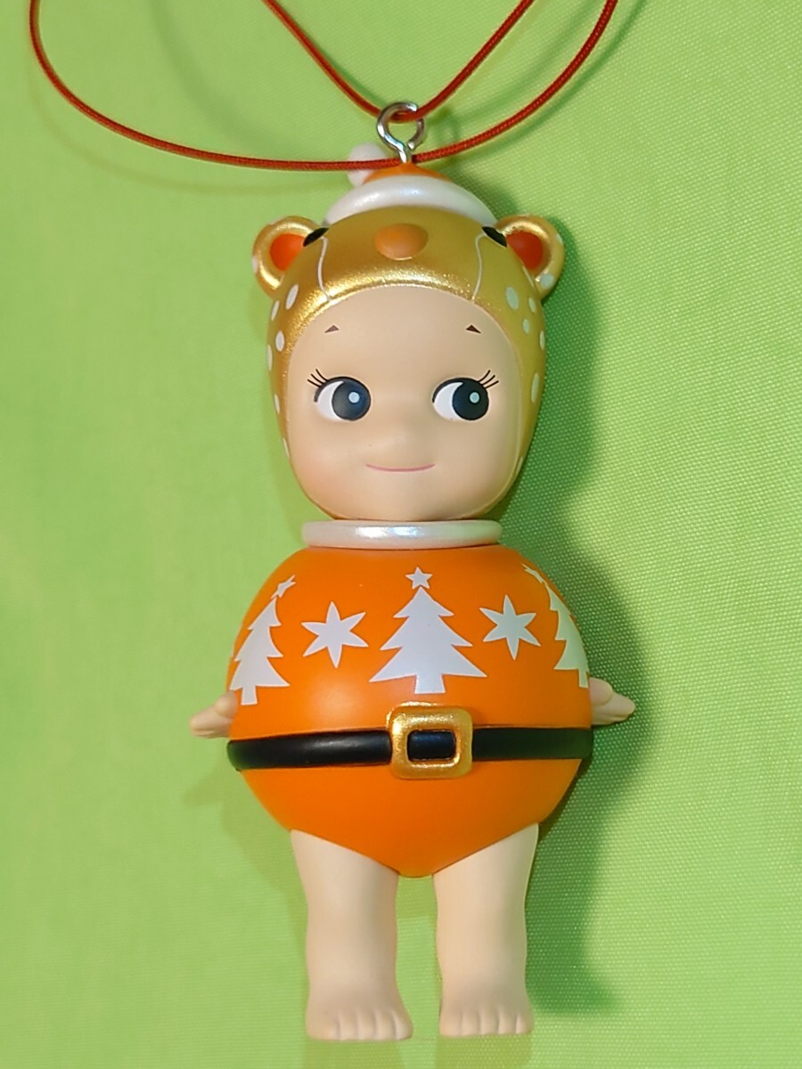 即決!ソニーエンジェル クリスマスオーナメント ゴールドチーターさん坊や 税込1100円 2023年11月購入 吊るせるタイプ オレンジ×金色拍卖