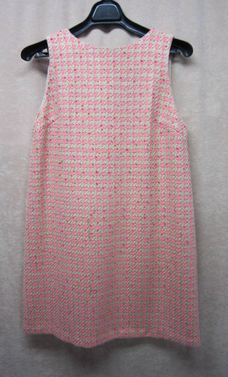 IKUKO イクコ ** チュニックワンピース(千鳥格子)☆ 送料込み!【ピンクxベージュ】拍卖