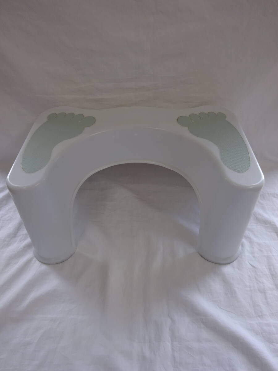 ★☆D-1824 トイレ踏み台ステップ(ブルー足跡) 滑り止め付き 中古品☆★拍卖