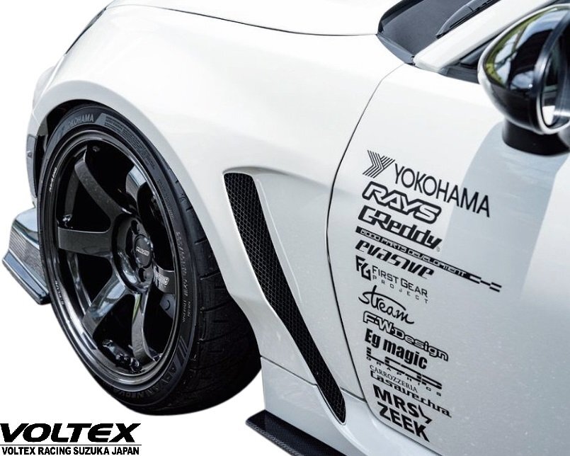 【M’s】 トヨタ GR86 ZN8 スバル BRZ ZD8 (2021-) VOLTEX STREET VERSION II フロントオーバーフェンダー 左右 +40mm ボルテックス 860F-3拍卖