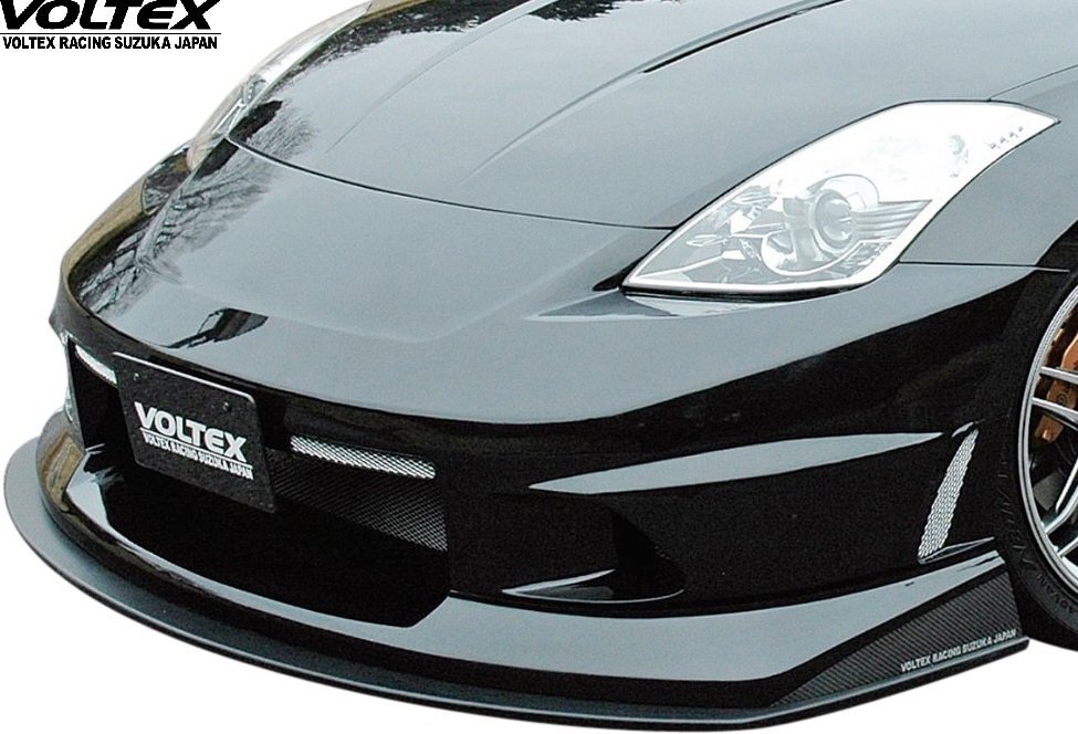【M’s】 日産 Z33 フェアレディZ 350Z VOLTEX フロントバンパー アンダースポイラー付 カーボン ボルテックス エアロ パーツ 部品 Z3B-4拍卖
