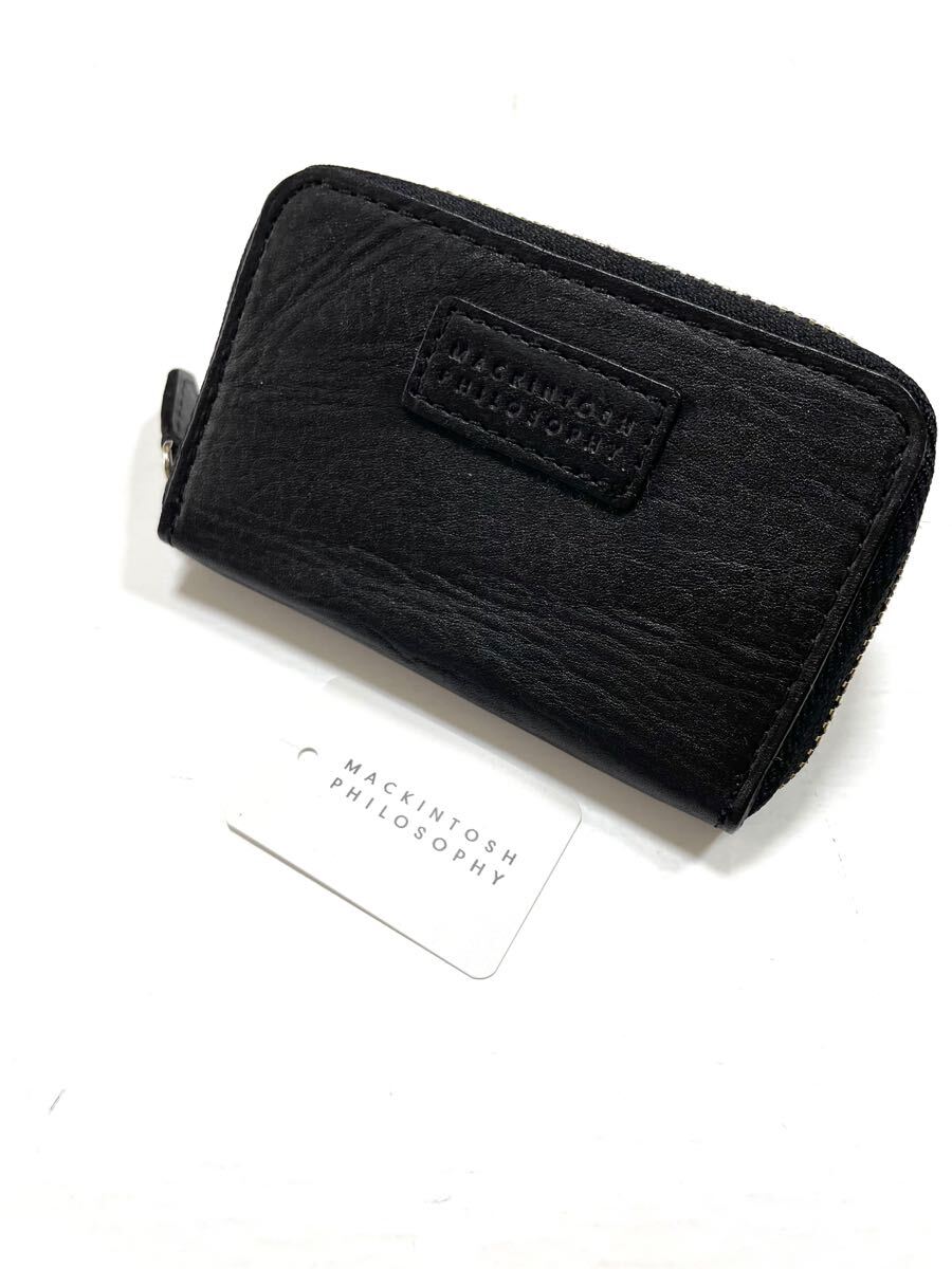 新品 マッキントッシュ 小銭入れ 財布 黒 B拍卖