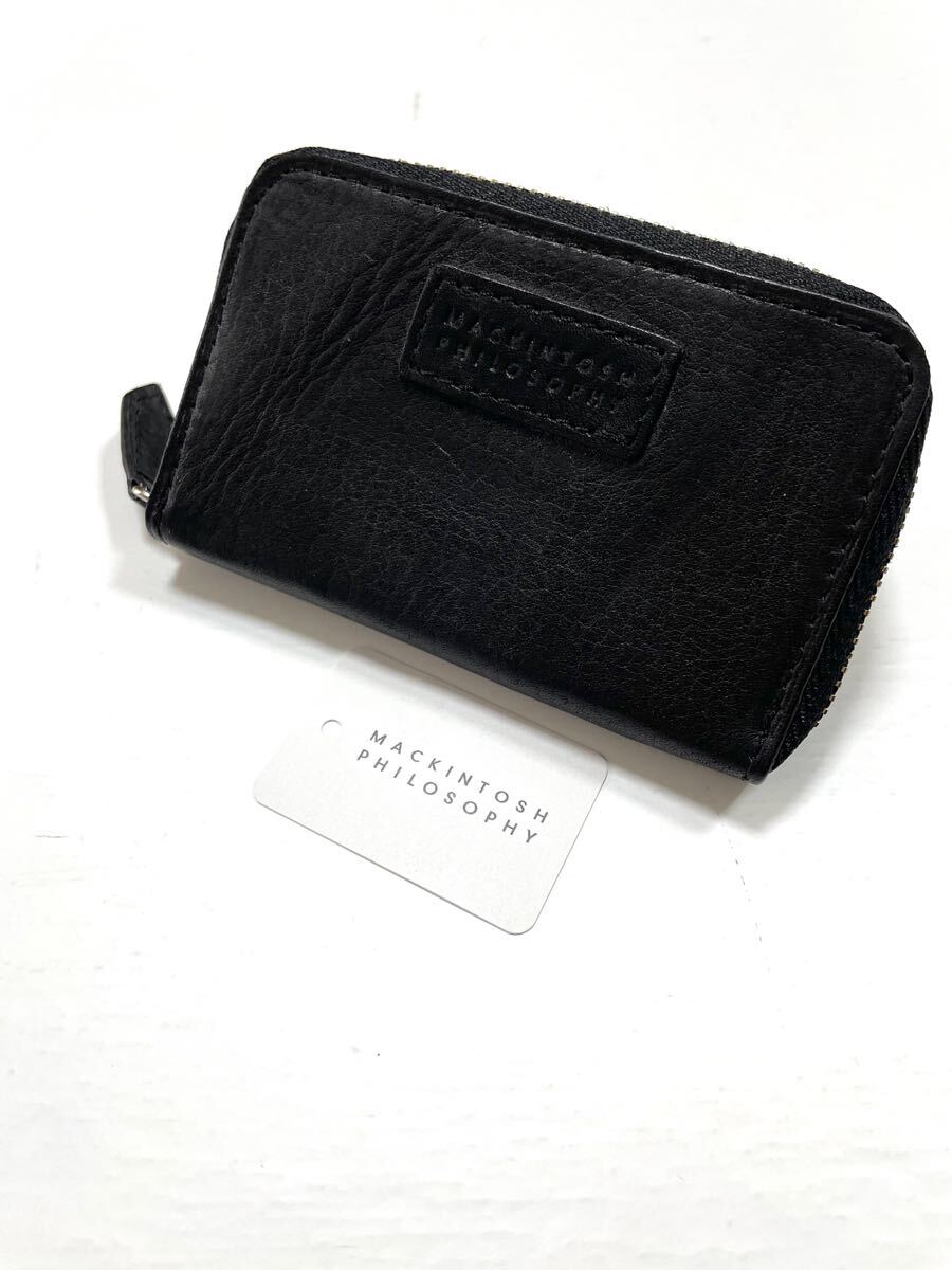新品 マッキントッシュ 小銭入れ 財布 黒 C拍卖