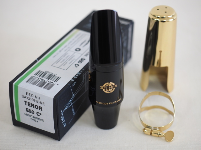 セルマー マウスピース テナーサックス S80 C☆ 純正リガチャー&キャップ付き【宅急便コンパクト】拍卖