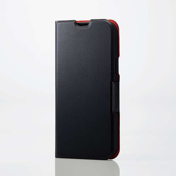 iPhone14 Plus用ソフトレザーケース 本体の薄さ、軽さを損ねない薄型・超軽量なウルトラスリムタイプ: PM-A22BPLFUBK拍卖