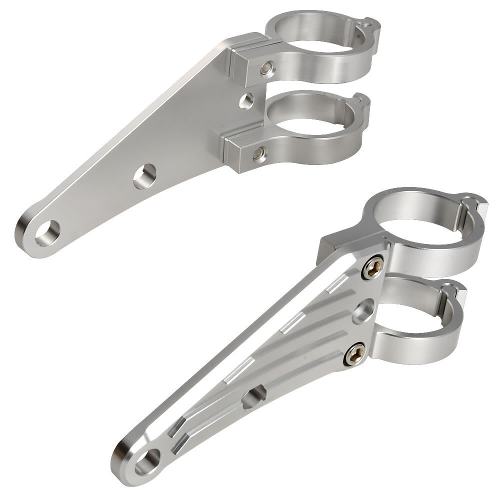 バイク SRX600 86-89 アルミ削り出し ヘッドライトステー フロントフォーク 36mm 36φ拍卖