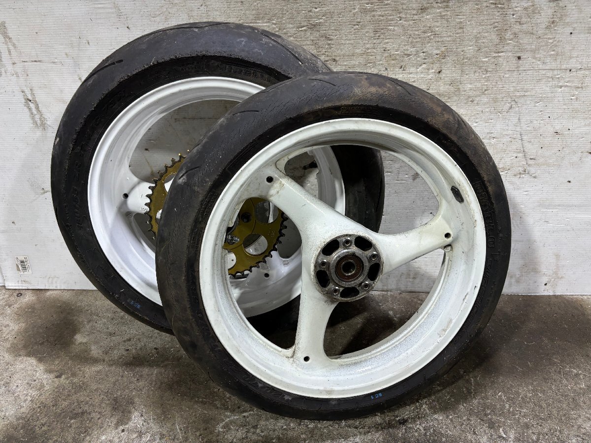 スズキ GSX-R1100 GV73A フロント リア ホイール 前後セット 【Gx2】BSV拍卖
