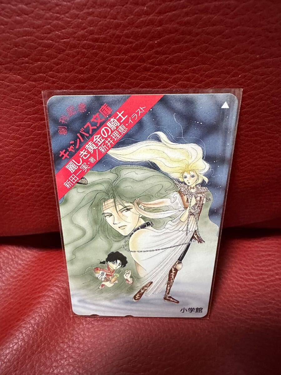 新品!麗しき黄金の騎士 テレホンカード 新井理恵 新田一実 キャンバス文庫 テレカ拍卖