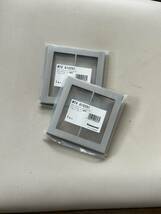 ☆パナソニック グレーシアシリーズ スクエア Fプレート 2連用 シルバーグレー2個 WTV6102S1拍卖