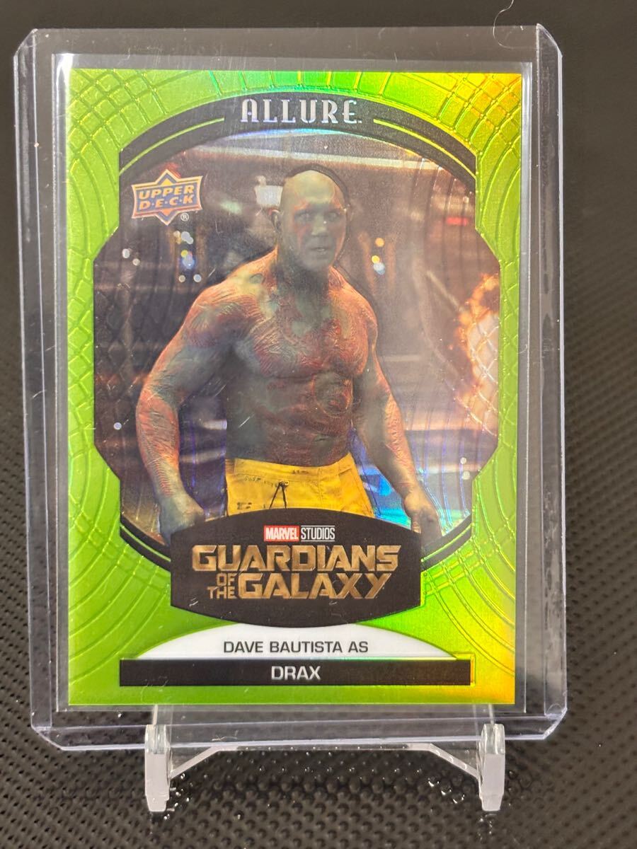 【99枚限定】2022 Upper Deck Marvel Allure Green Quartz Dave Bautista as Drax拍卖