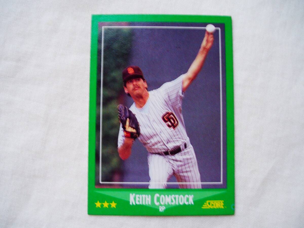 キース・カムストック【Keith Comstock】■SCORE1988 サンディエゴパドレス 読売ジャイアンツ 巨人 来日外国人拍卖
