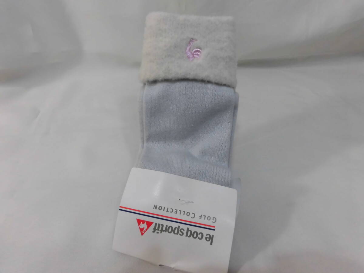 レトロ  le coq sportif  ルコックスポルティフ ゴルフコレクション ソックス 折り返し 靴下  未使用 3213拍卖