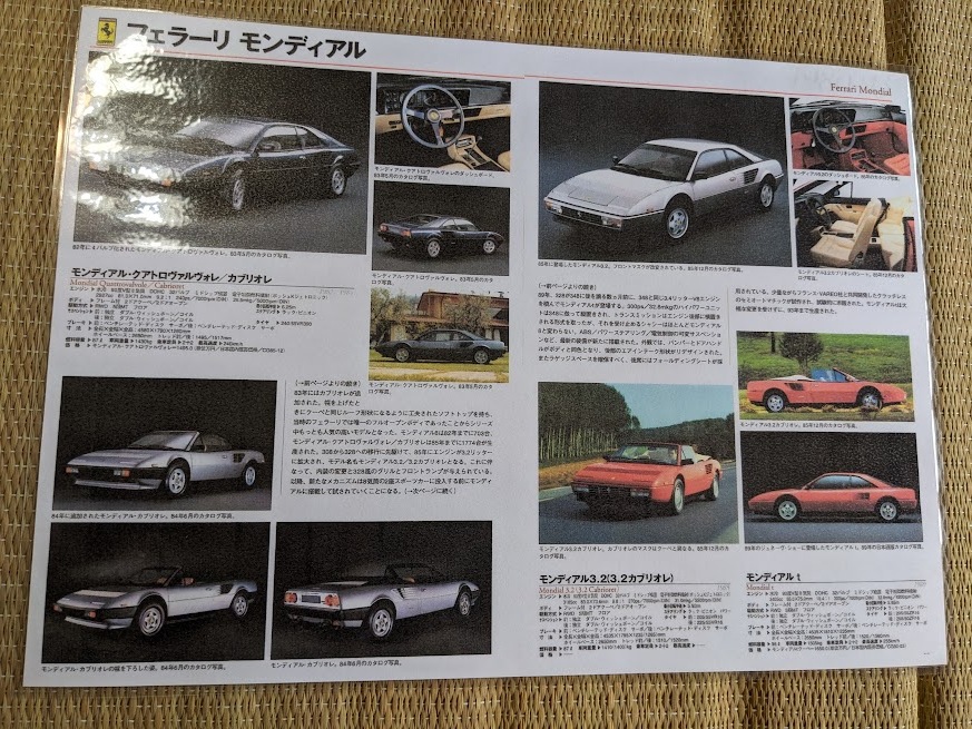 フェラーリ モンディアル3.2拍卖