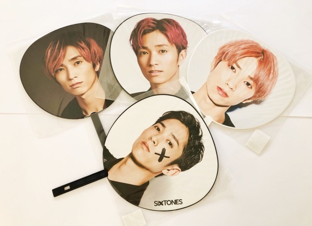 SixTONES 田中樹 うちわ 4点セット まとめ売り 未開封【I0769-007】144拍卖