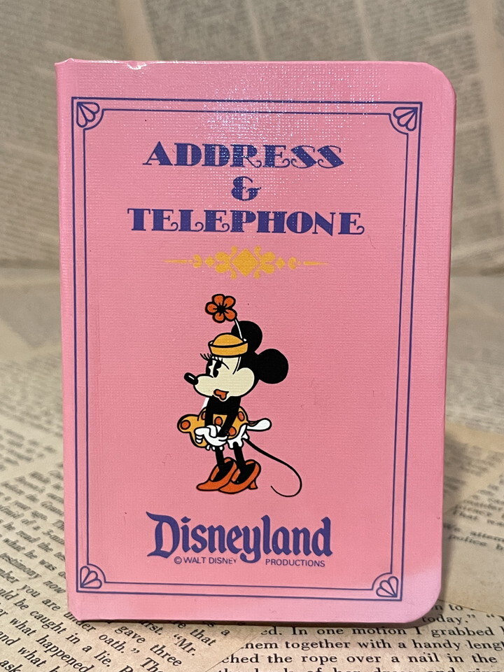 ☆1980年代/ミニーマウス/アドレス帳/即決ビンテージ/ディズニー/Minnie Mouse/Address Book(80s) DI-509拍卖