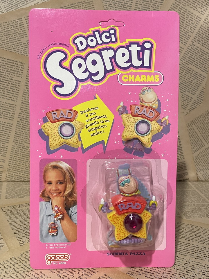 ☆1980年代/ファンシートイ/Sweet Secrets/Charm(Rad Monkey/MOC)即決ビンテージ未開封拍卖