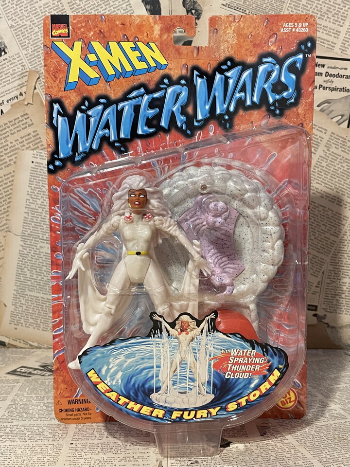 ☆1990年代/Xメン/アクションフィギュア/即決ビンテージ/TOYBIZ/トイビズ/X-Men/Action Figure(Weather Fury Storm/MOC) MA-429拍卖