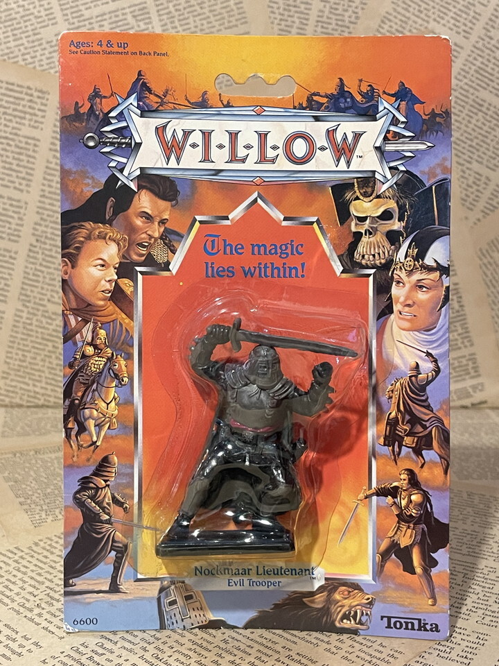 ☆1980年代/ウィロー/PVCフィギュア/即決ビンテージ/映画/Tonka/WILLOW/PVC Figure(Nockmaar Lieutenant/MOC) MO-305拍卖