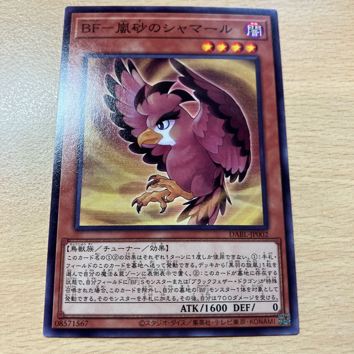 遊戯王 シングル 第11期/10弾/DABL-JP002 BF-嵐砂のシャマール 個数9個 B拍卖