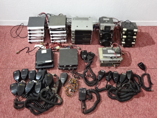BN-24-1070 ● 無線電話装置 無線機 大量 まとめ 重量約31kg EF-2219C EF-3221AM EF-2217RAT PQ-10 PQ-P1203 EF-6195A など拍卖
