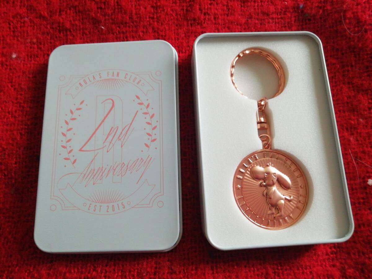 新品即決★ローラ ファンクラブ コイン型キーホルダー 2周年記念 2nd Anniversary ROLA`S FAN CLUB拍卖