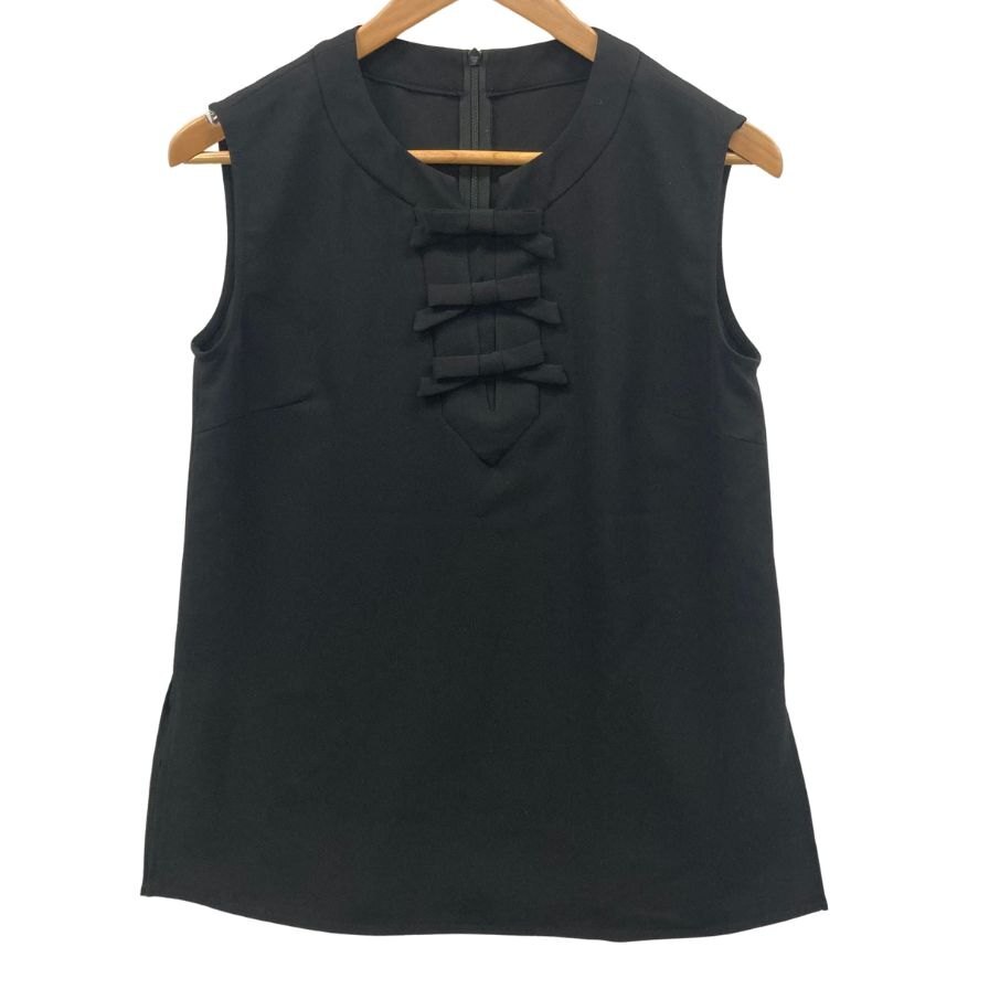 美品◆カットソー ルネ ノースリーブカットソー 5111010 ブラック レディース サイズ34 Rene 【AFB46】拍卖