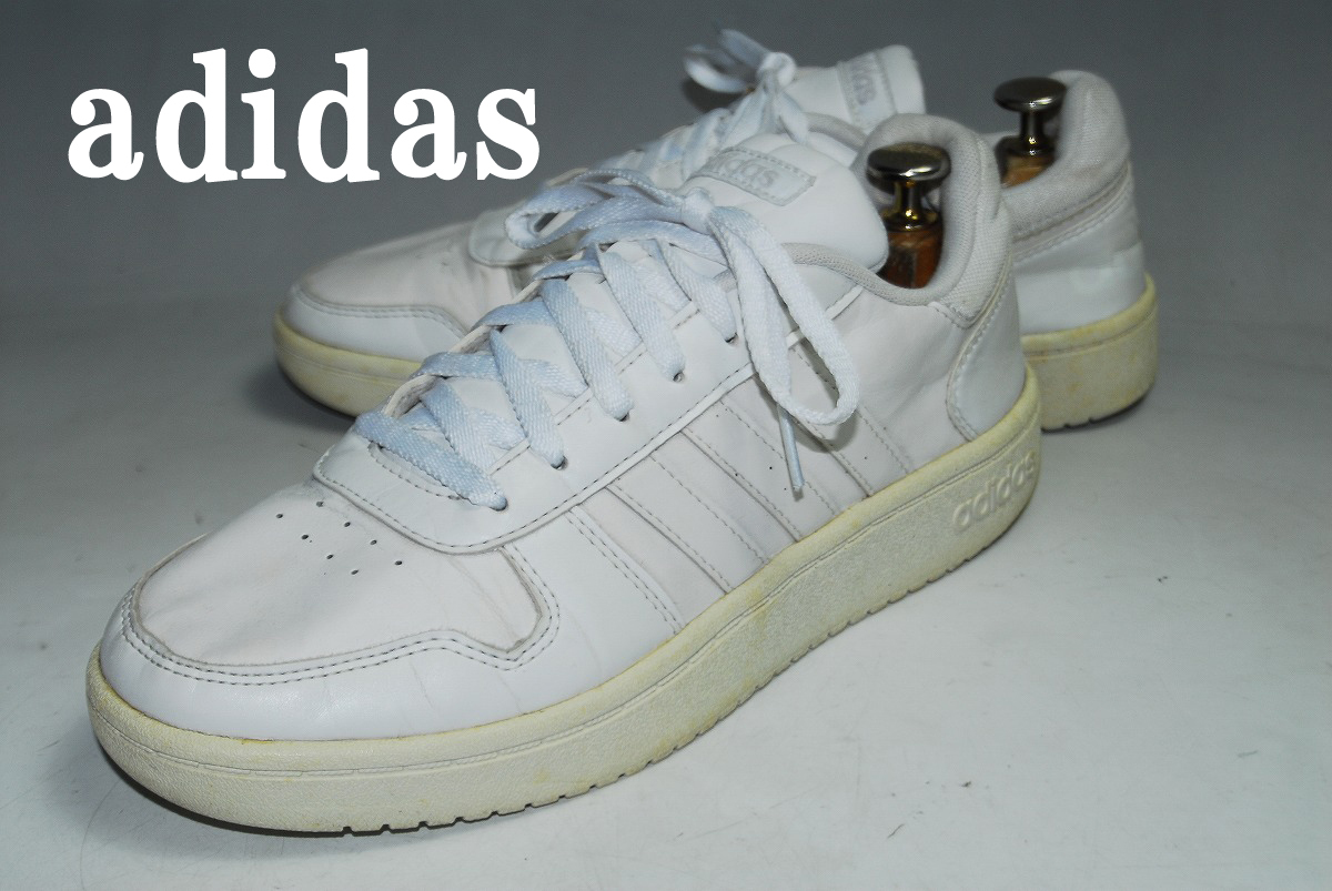 ATX480/期間限定!最終価格!早い者勝ち!アディダス/adidas/アディフープス2.0W/25㎝/白/US8/ロー/良品/存在感抜群!洗練されたデザイン!拍卖