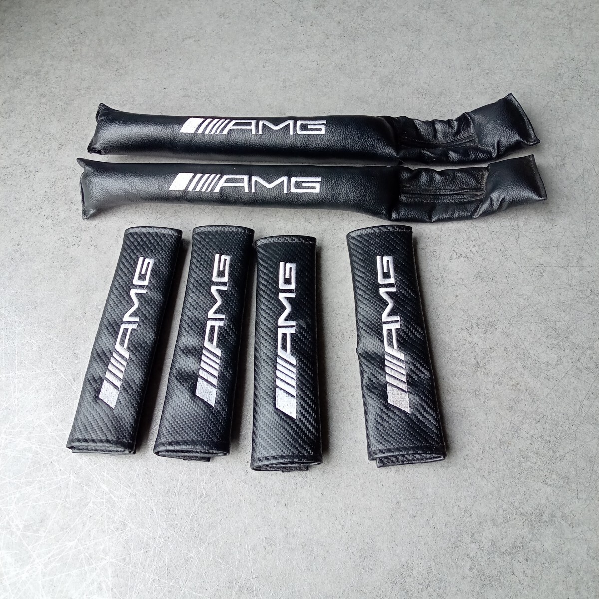 ベンツ・W176/AMG A45 4MATIC エディション1★ AMGロゴ入リートベルトカバー・シートスペーサー左右セット 美品拍卖