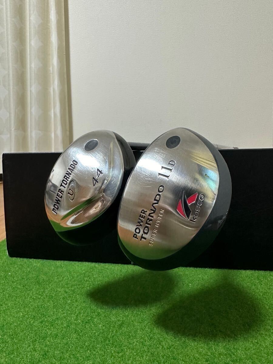 送料無料!お得2本セット!キャスコ パワートルネード 11D 44 純正カーボンシャフト フレックスR拍卖