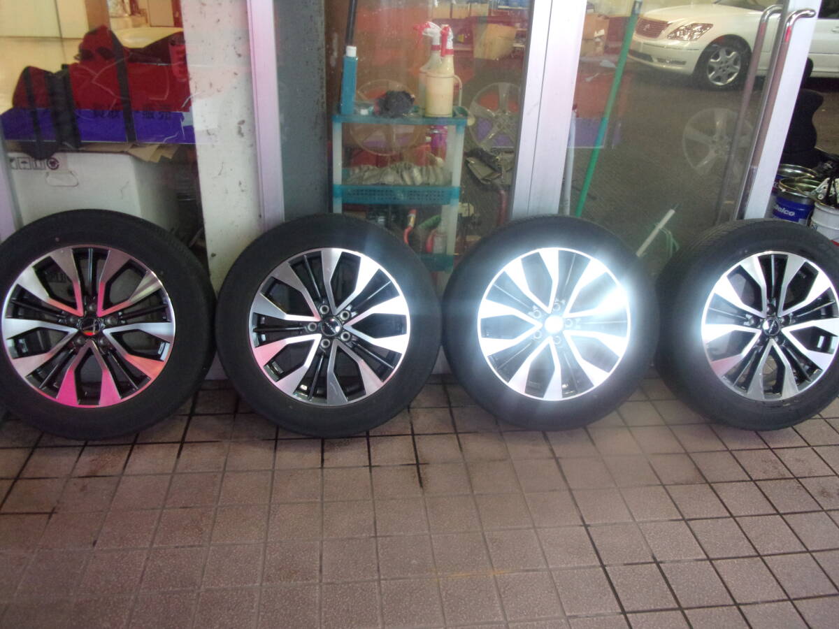 ♪C0518 希少!T32 エクストレイル オーテック モードプレミア純正 225/60R18 タイヤセット♪拍卖