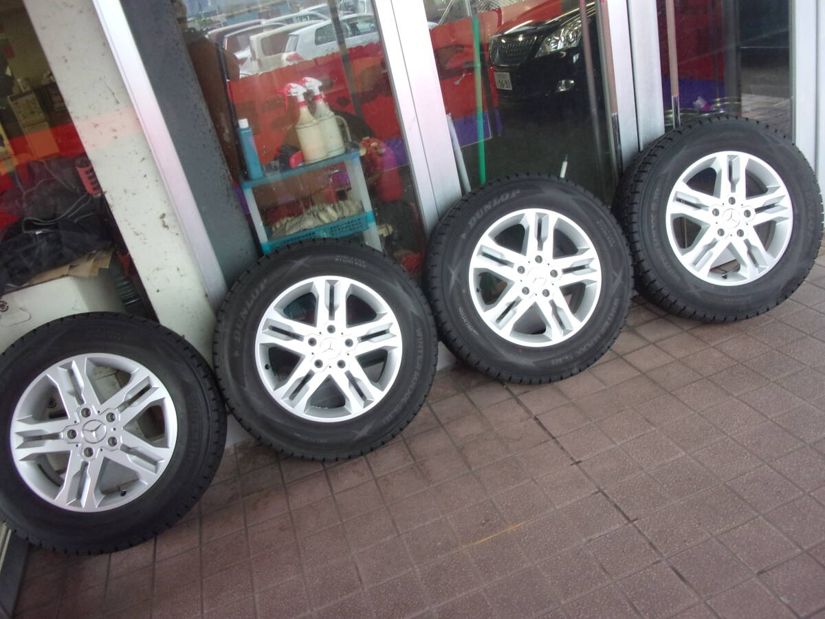 ♪S3213 メルセデス Gクラス純正ホイール 2020年製 ダンロップ 265/60R18 タイヤセット♪拍卖