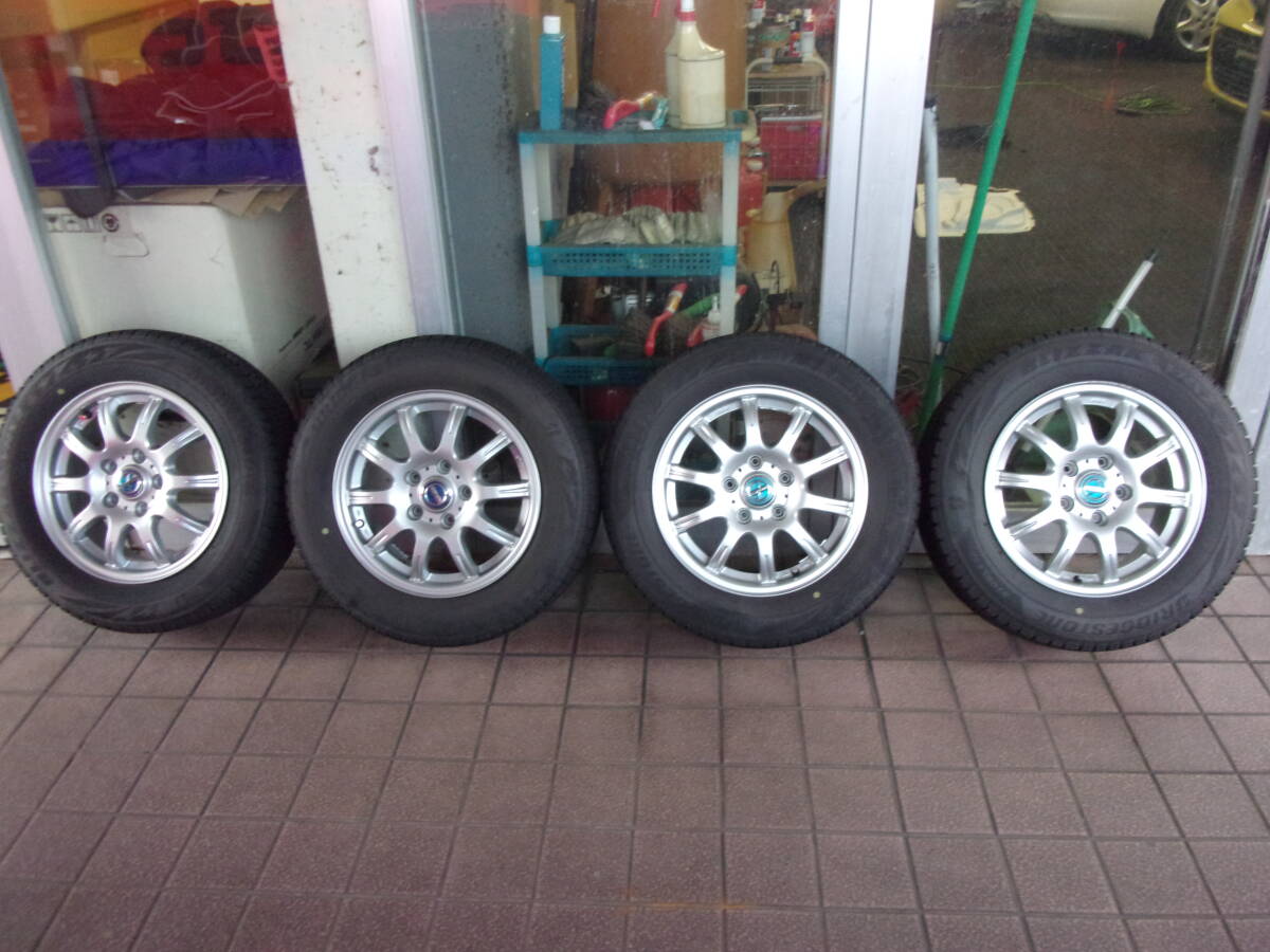 ♪S3214 2020年製 ブリヂストン VRX2 195/65R15 アルミホイールセット アイシス♪拍卖