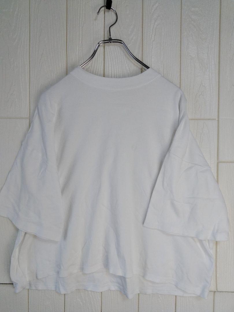 白 五分丈 Tシャツ カジュアル拍卖