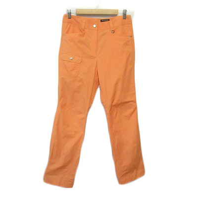 マンシングウェア MUNSINGWEAR Grand Slam ゴルフ パンツ ストレッチ コットン ナイロン 13 オレンジ レディース拍卖