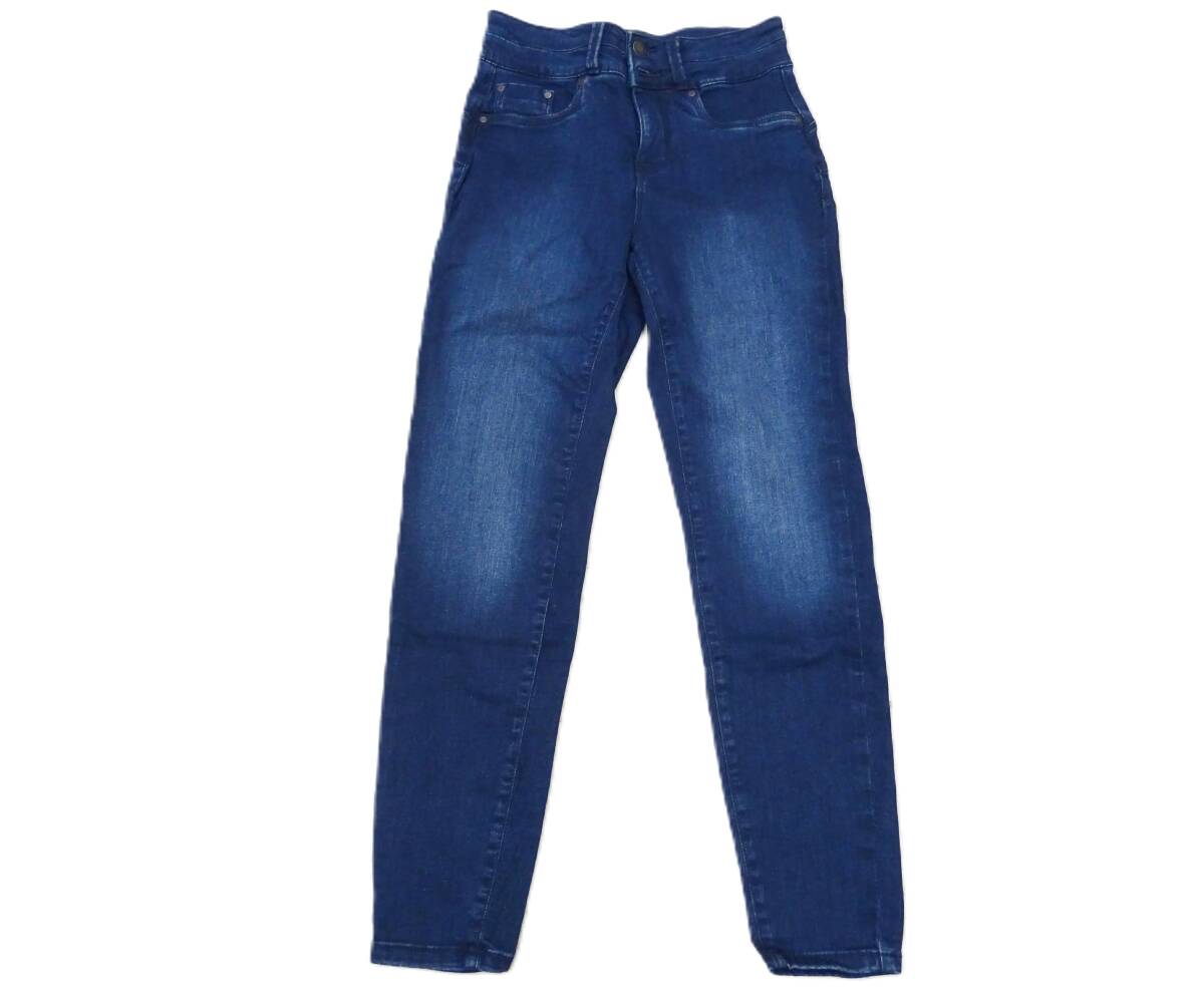 H-076-2 未使用 URBAN STAR アーバンスター レディース スキニー フィット ジーンズ【サイズ2】26インチ ダークブルー (タグ無し)拍卖