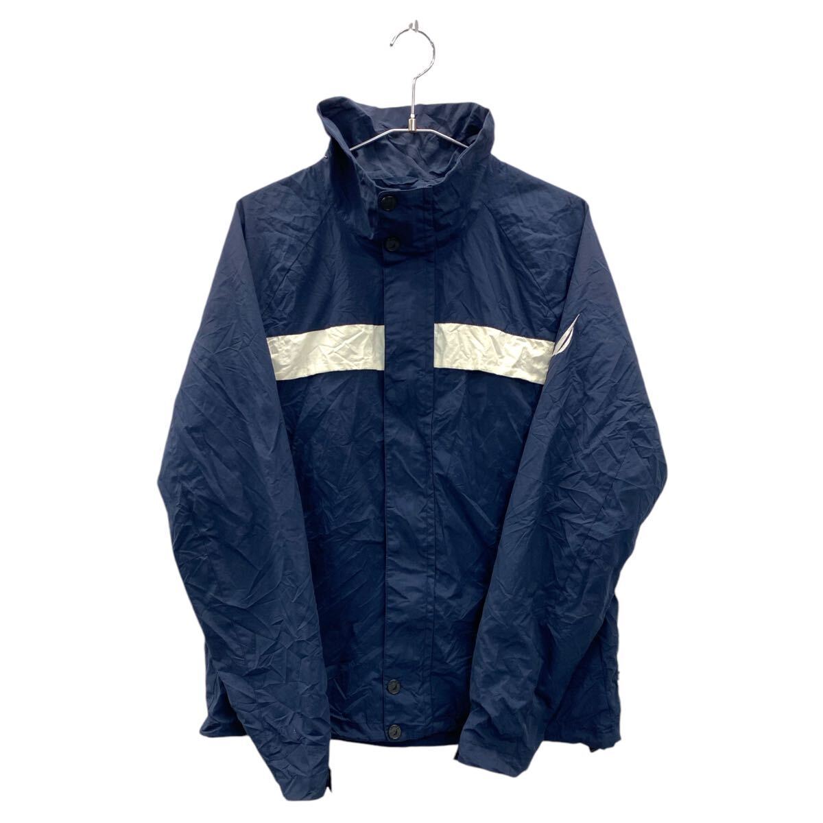 NAUTICA ナイロンジャケット Lサイズ ノーティカ ネイビー系 古着卸 アメリカ仕入 t2410-3347拍卖