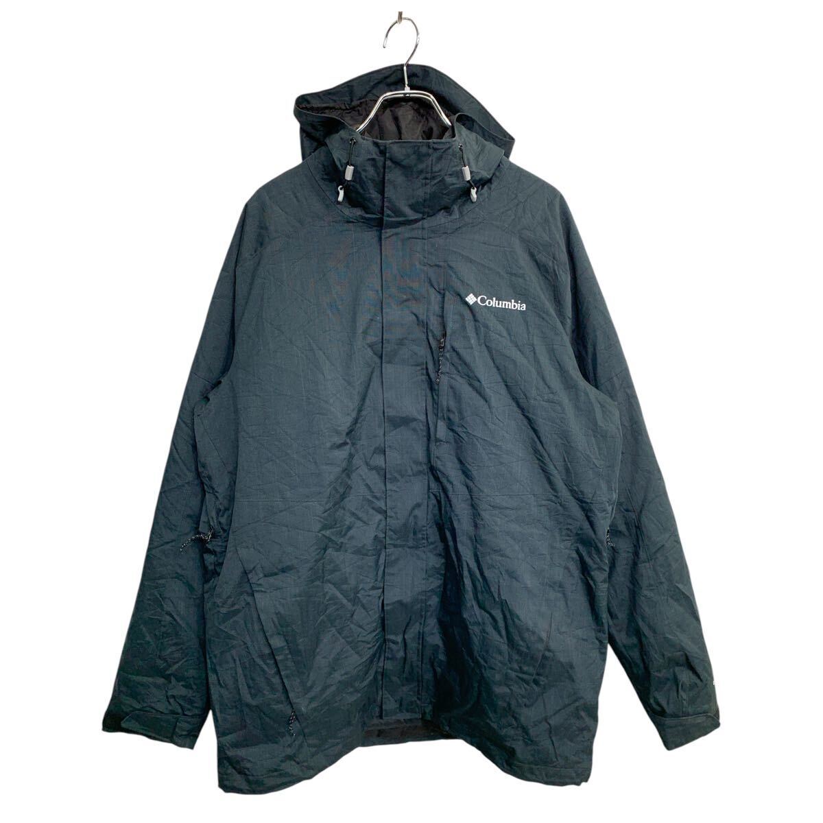 Columbia マウンテンジャケット Lサイズ コロンビア マウンテンパーカー グレー 古着卸 アメリカ仕入 t2410-3423拍卖