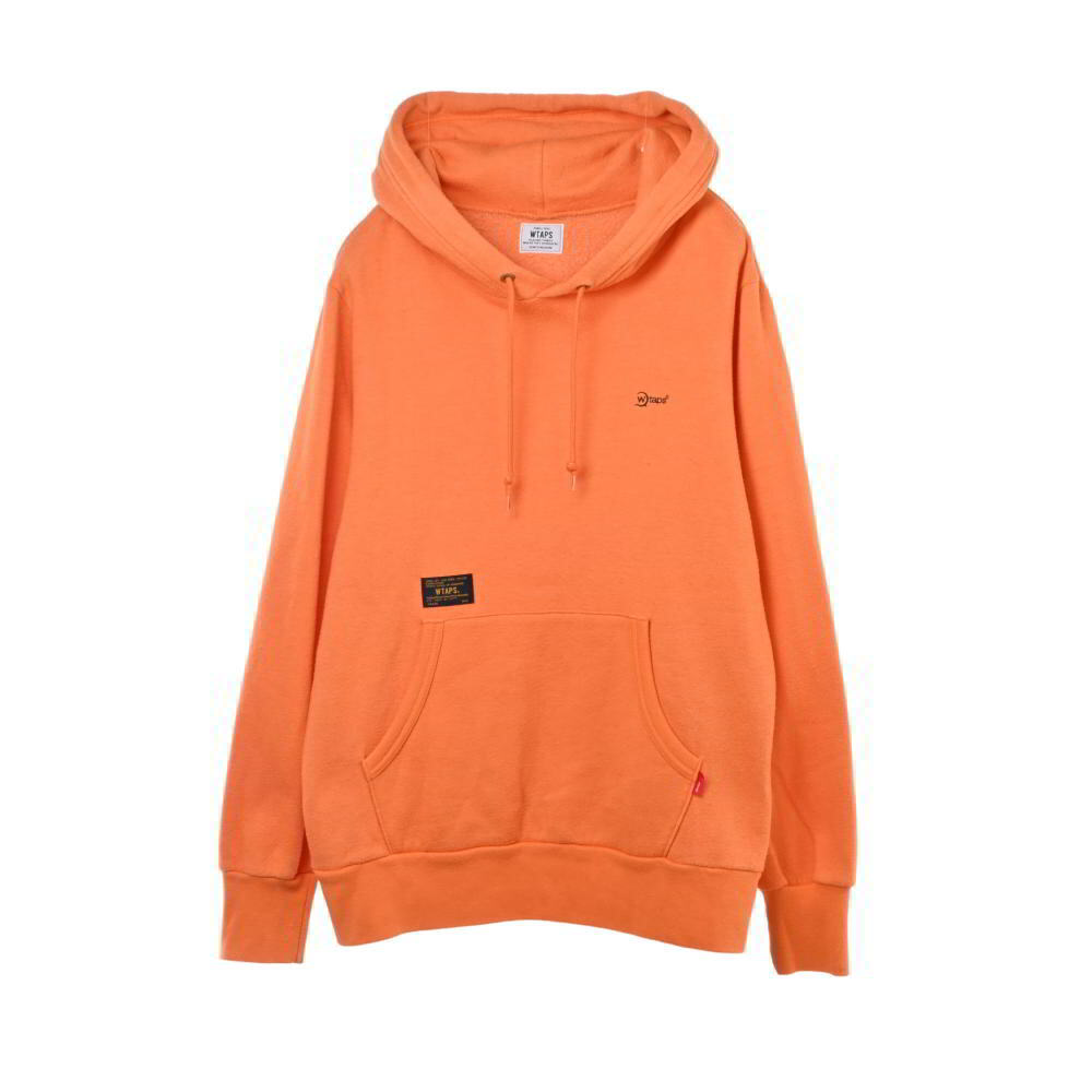 WTAPS HELLWEEK HOODED ロゴ 刺繍 プルオーバー パーカ M オレンジ ダブルタップス KL4BCKSK51拍卖